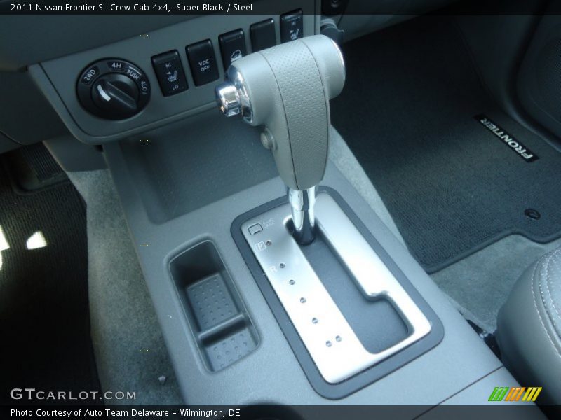 Super Black / Steel 2011 Nissan Frontier SL Crew Cab 4x4