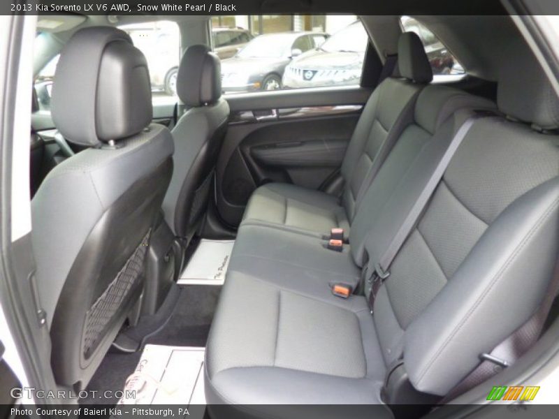 Rear Seat of 2013 Sorento LX V6 AWD