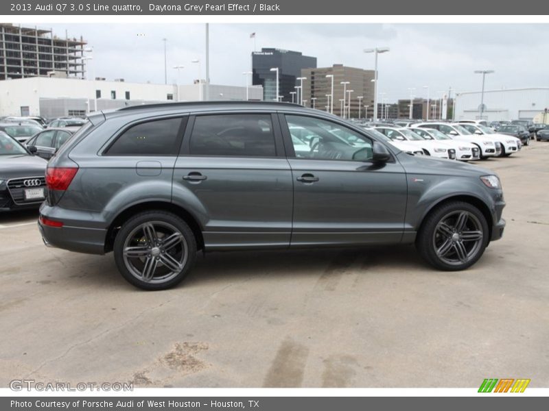 Daytona Grey Pearl Effect / Black 2013 Audi Q7 3.0 S Line quattro