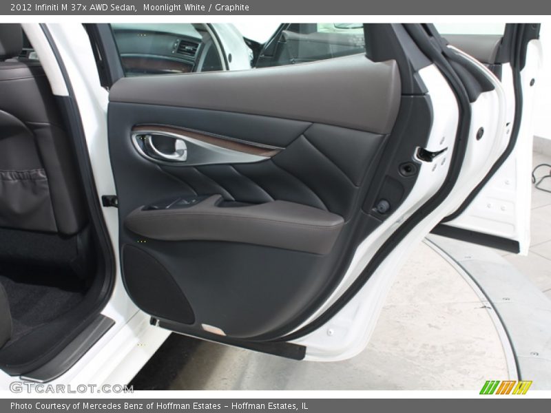Moonlight White / Graphite 2012 Infiniti M 37x AWD Sedan