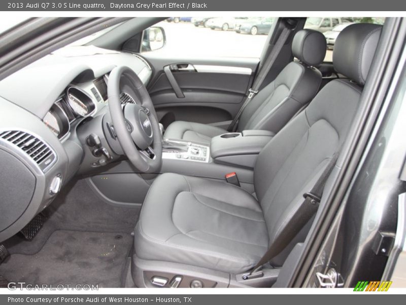 Front Seat of 2013 Q7 3.0 S Line quattro