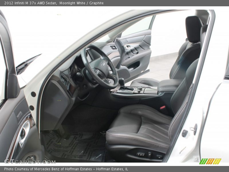Moonlight White / Graphite 2012 Infiniti M 37x AWD Sedan