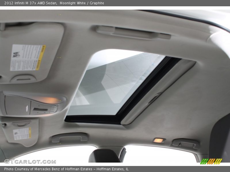 Moonlight White / Graphite 2012 Infiniti M 37x AWD Sedan