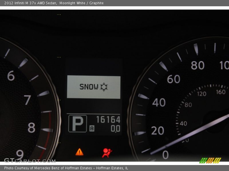 Moonlight White / Graphite 2012 Infiniti M 37x AWD Sedan