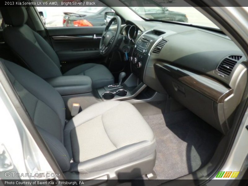 Bright Silver / Black 2013 Kia Sorento LX V6 AWD