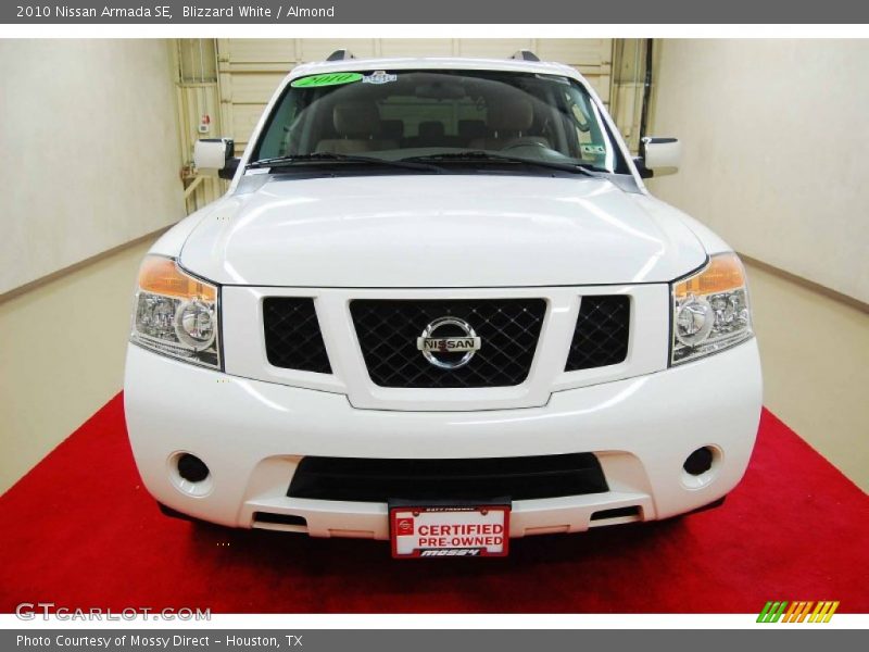 Blizzard White / Almond 2010 Nissan Armada SE