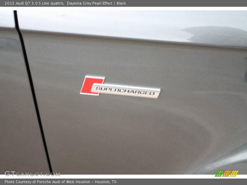 Daytona Grey Pearl Effect / Black 2013 Audi Q7 3.0 S Line quattro