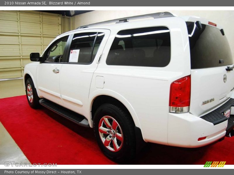 Blizzard White / Almond 2010 Nissan Armada SE