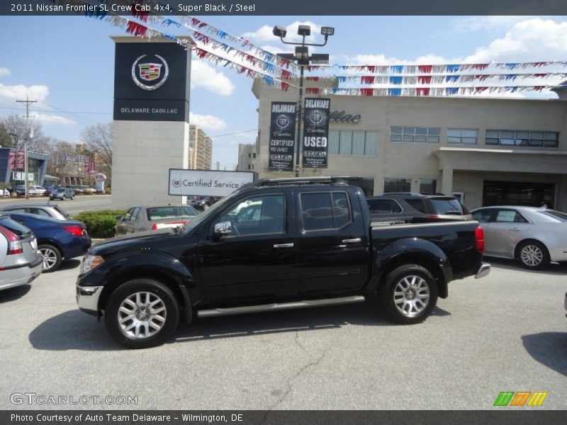 Super Black / Steel 2011 Nissan Frontier SL Crew Cab 4x4
