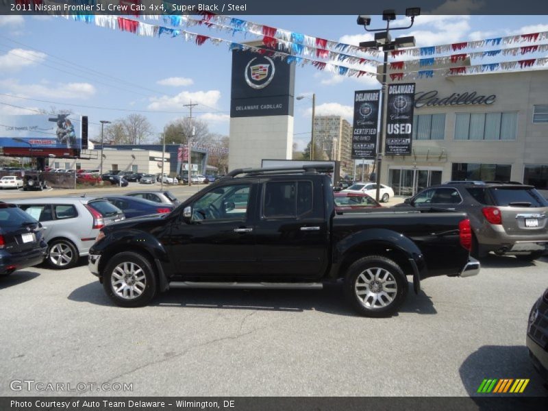 Super Black / Steel 2011 Nissan Frontier SL Crew Cab 4x4