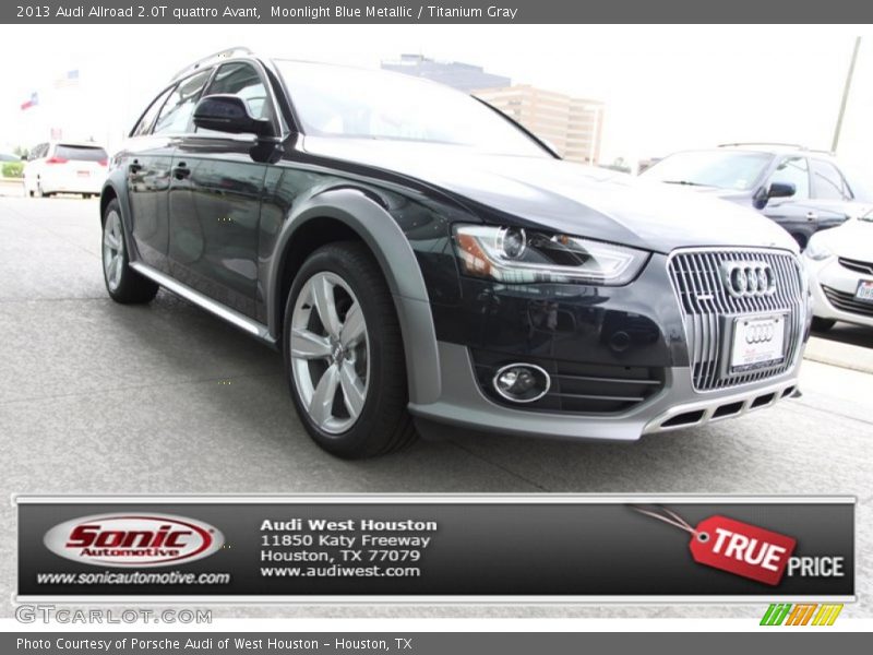 Moonlight Blue Metallic / Titanium Gray 2013 Audi Allroad 2.0T quattro Avant