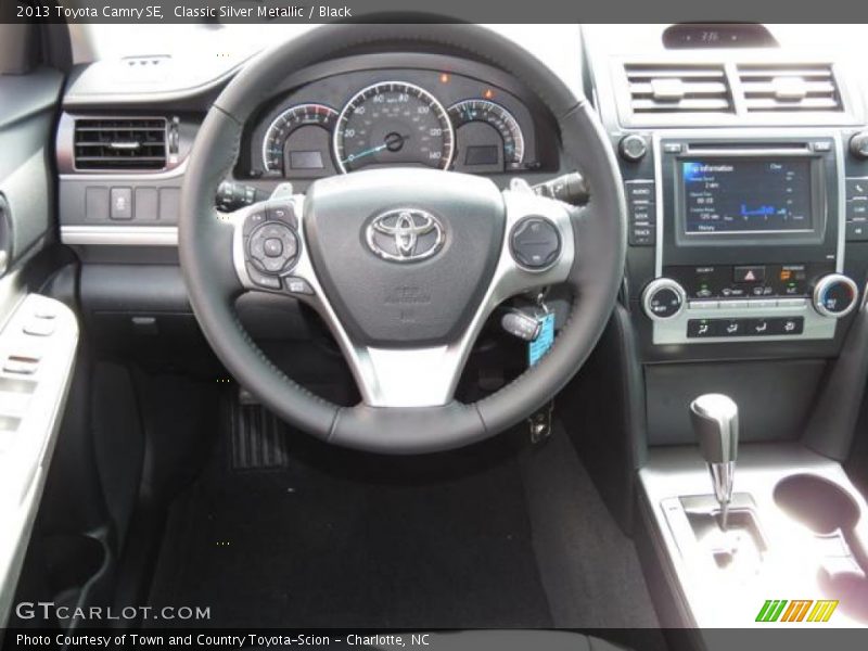 Classic Silver Metallic / Black 2013 Toyota Camry SE
