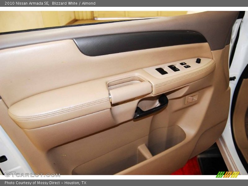 Blizzard White / Almond 2010 Nissan Armada SE