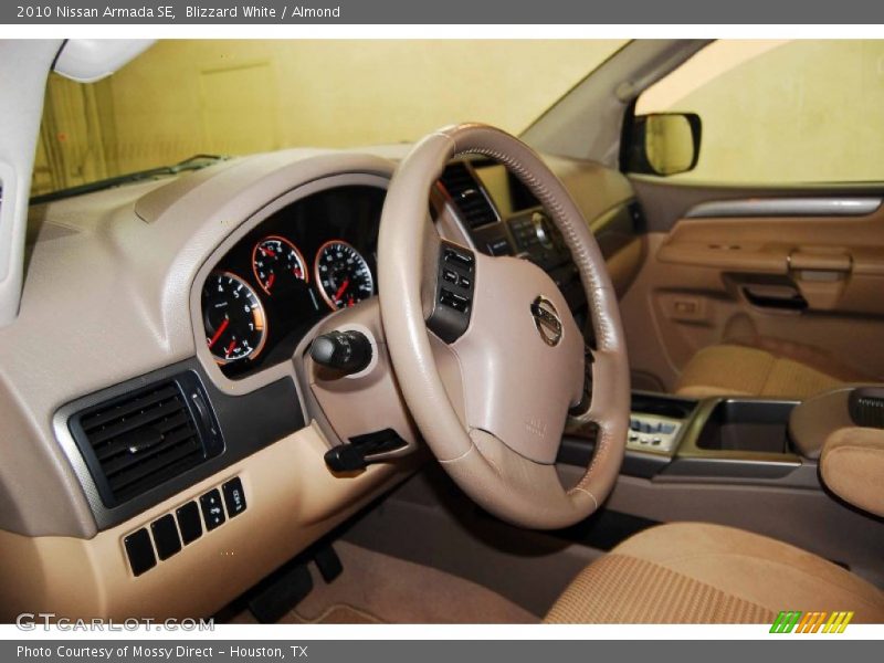 Blizzard White / Almond 2010 Nissan Armada SE