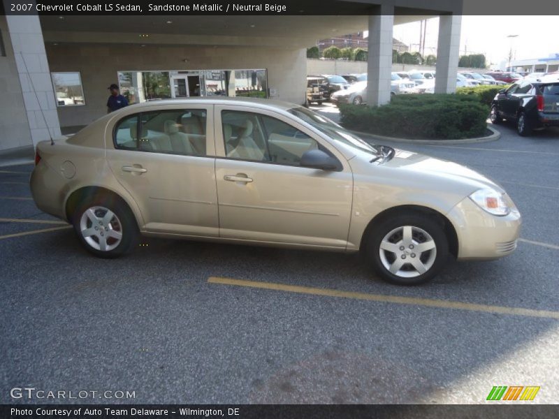 Sandstone Metallic / Neutral Beige 2007 Chevrolet Cobalt LS Sedan