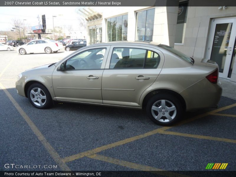 Sandstone Metallic / Neutral Beige 2007 Chevrolet Cobalt LS Sedan