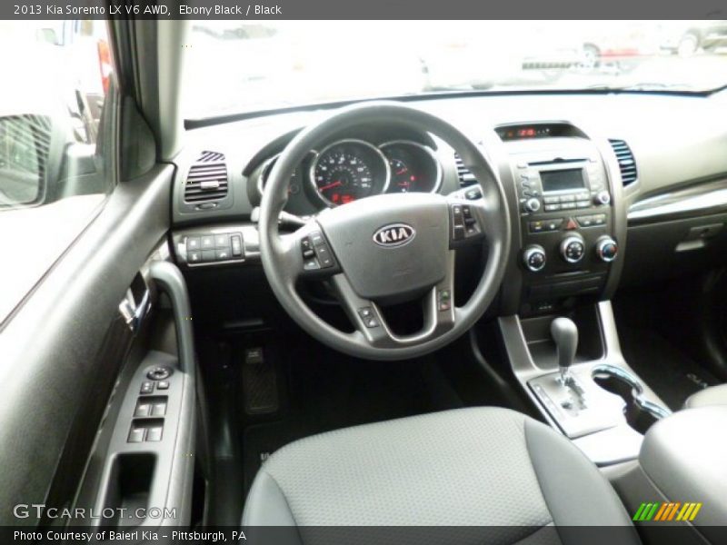 Ebony Black / Black 2013 Kia Sorento LX V6 AWD