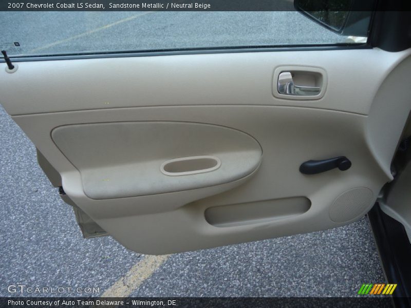 Sandstone Metallic / Neutral Beige 2007 Chevrolet Cobalt LS Sedan