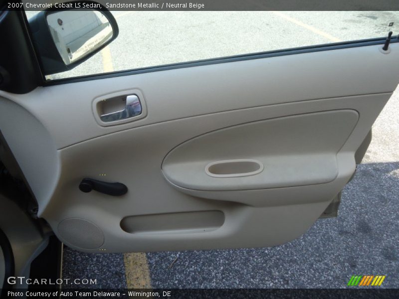 Sandstone Metallic / Neutral Beige 2007 Chevrolet Cobalt LS Sedan