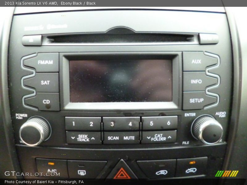 Audio System of 2013 Sorento LX V6 AWD