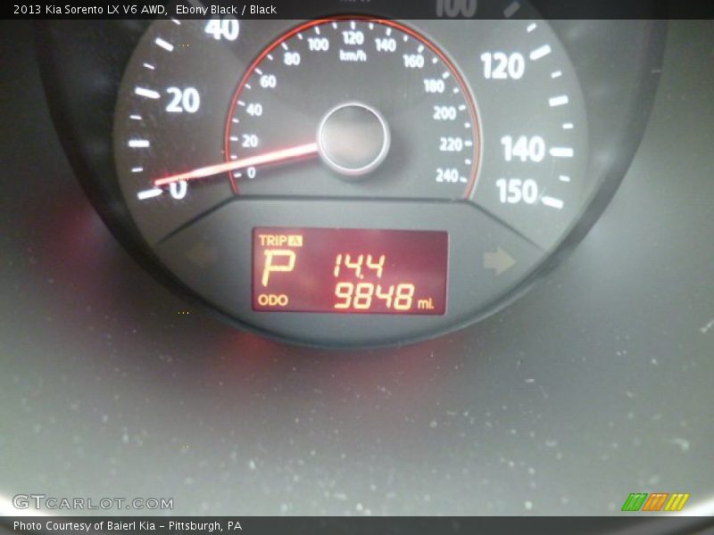 Ebony Black / Black 2013 Kia Sorento LX V6 AWD