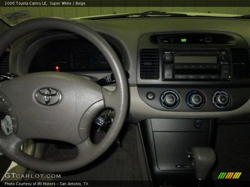 Super White / Beige 2006 Toyota Camry LE
