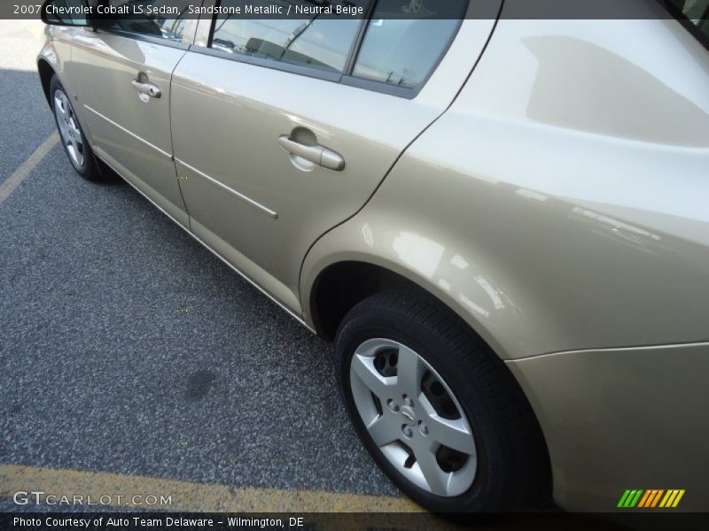 Sandstone Metallic / Neutral Beige 2007 Chevrolet Cobalt LS Sedan