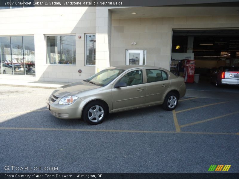 Sandstone Metallic / Neutral Beige 2007 Chevrolet Cobalt LS Sedan