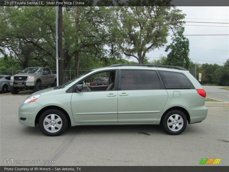 Silver Pine Mica / Stone 2010 Toyota Sienna CE