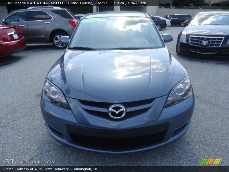 Cosmic Blue Mica / Gray/Black 2007 Mazda MAZDA3 MAZDASPEED3 Grand Touring