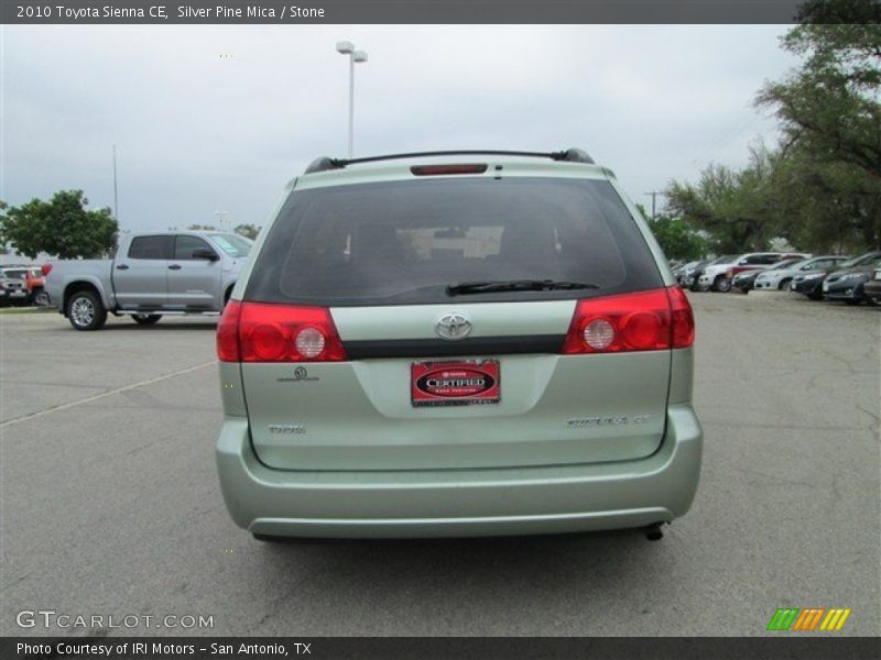 Silver Pine Mica / Stone 2010 Toyota Sienna CE