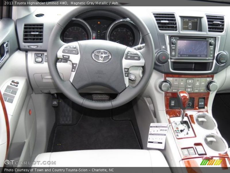 Magnetic Gray Metallic / Ash 2013 Toyota Highlander Limited 4WD