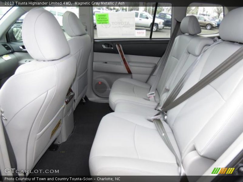 Magnetic Gray Metallic / Ash 2013 Toyota Highlander Limited 4WD