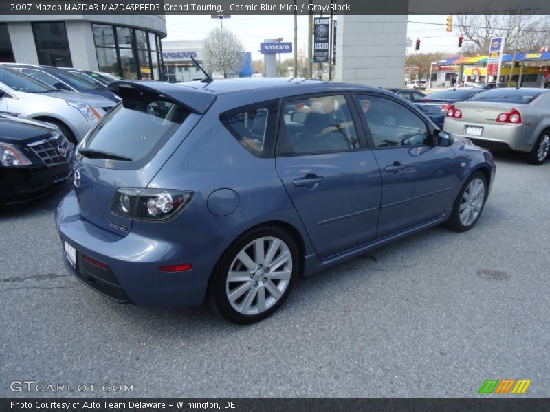 Cosmic Blue Mica / Gray/Black 2007 Mazda MAZDA3 MAZDASPEED3 Grand Touring