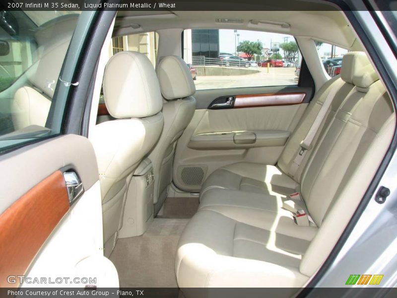 Liquid Platinum Metallic / Wheat 2007 Infiniti M 35 Sedan