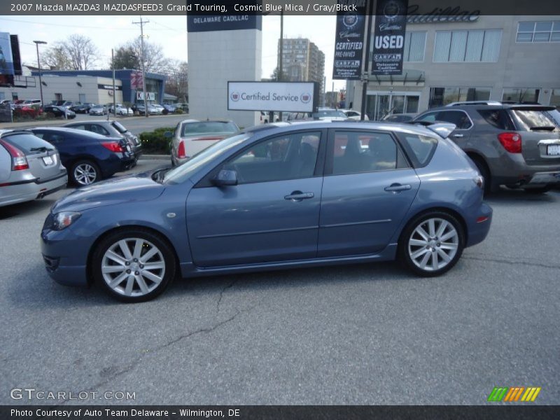 Cosmic Blue Mica / Gray/Black 2007 Mazda MAZDA3 MAZDASPEED3 Grand Touring