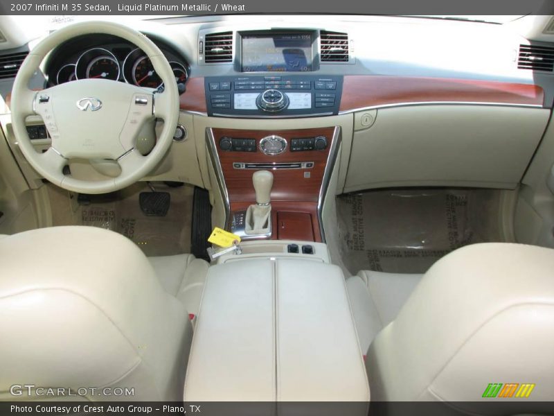 Liquid Platinum Metallic / Wheat 2007 Infiniti M 35 Sedan