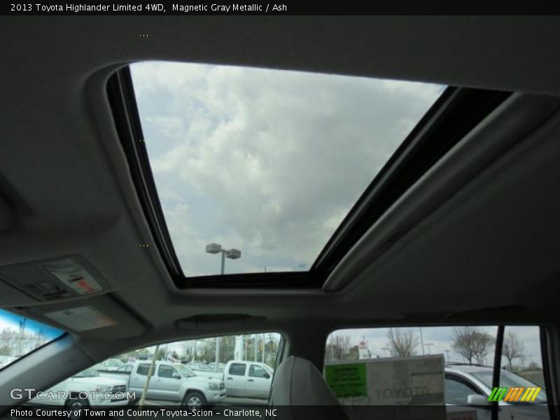 Magnetic Gray Metallic / Ash 2013 Toyota Highlander Limited 4WD