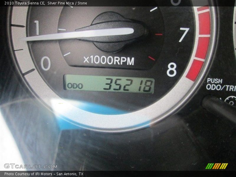 Silver Pine Mica / Stone 2010 Toyota Sienna CE