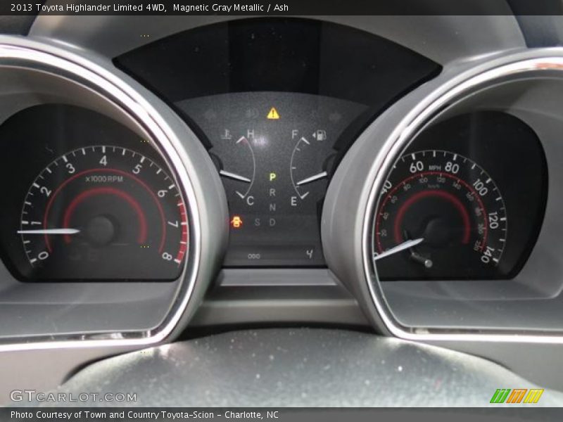 Magnetic Gray Metallic / Ash 2013 Toyota Highlander Limited 4WD