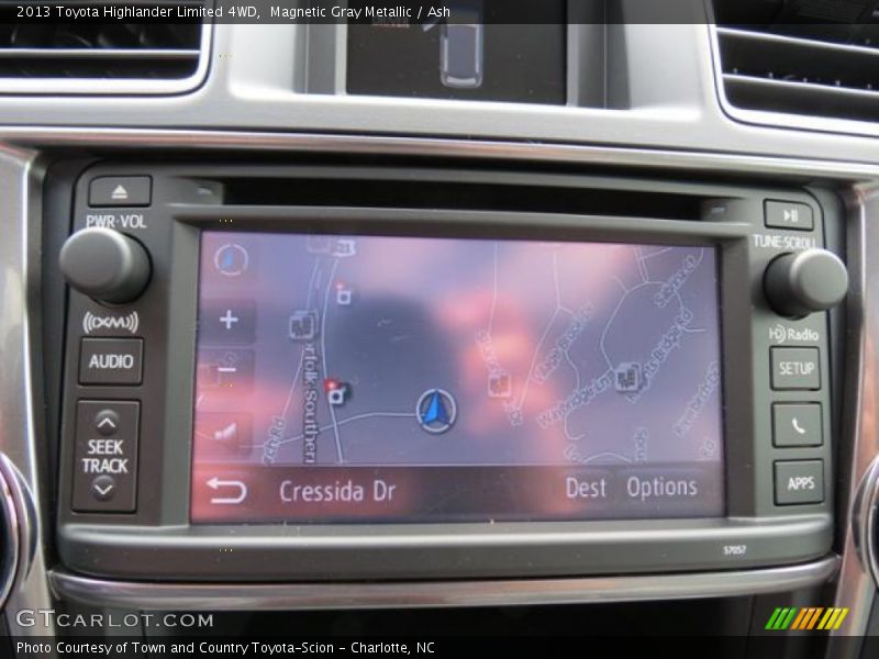 Magnetic Gray Metallic / Ash 2013 Toyota Highlander Limited 4WD