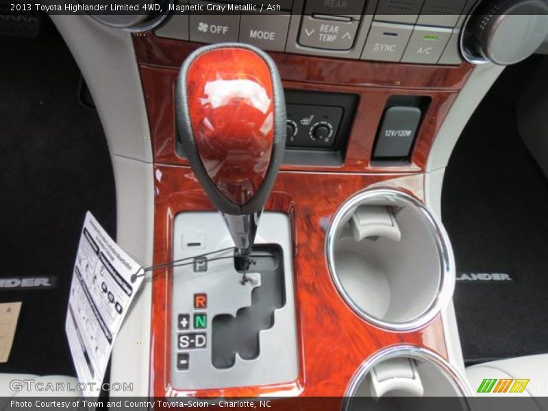 Magnetic Gray Metallic / Ash 2013 Toyota Highlander Limited 4WD