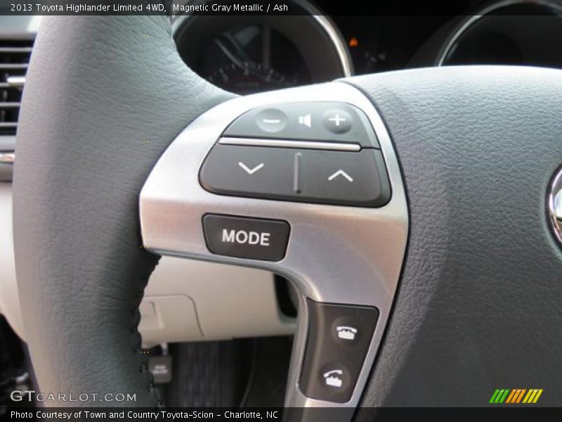 Magnetic Gray Metallic / Ash 2013 Toyota Highlander Limited 4WD
