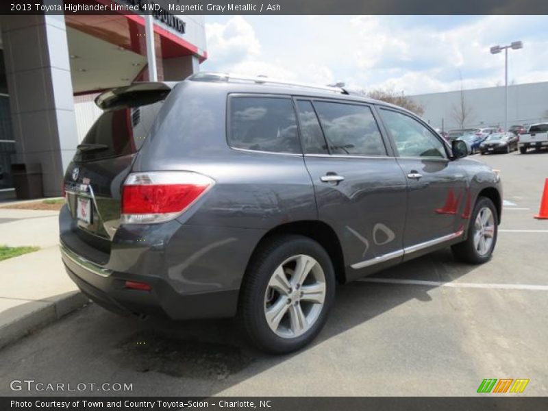 Magnetic Gray Metallic / Ash 2013 Toyota Highlander Limited 4WD