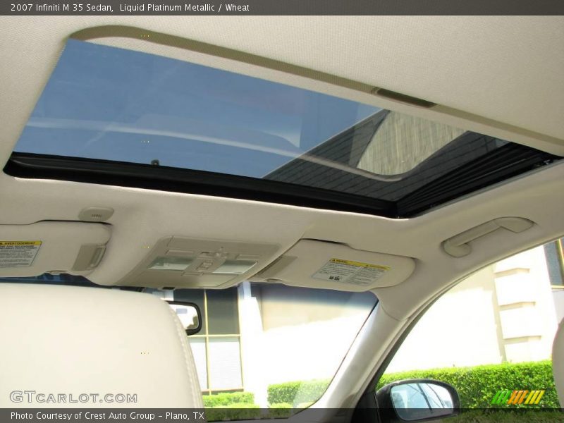 Liquid Platinum Metallic / Wheat 2007 Infiniti M 35 Sedan