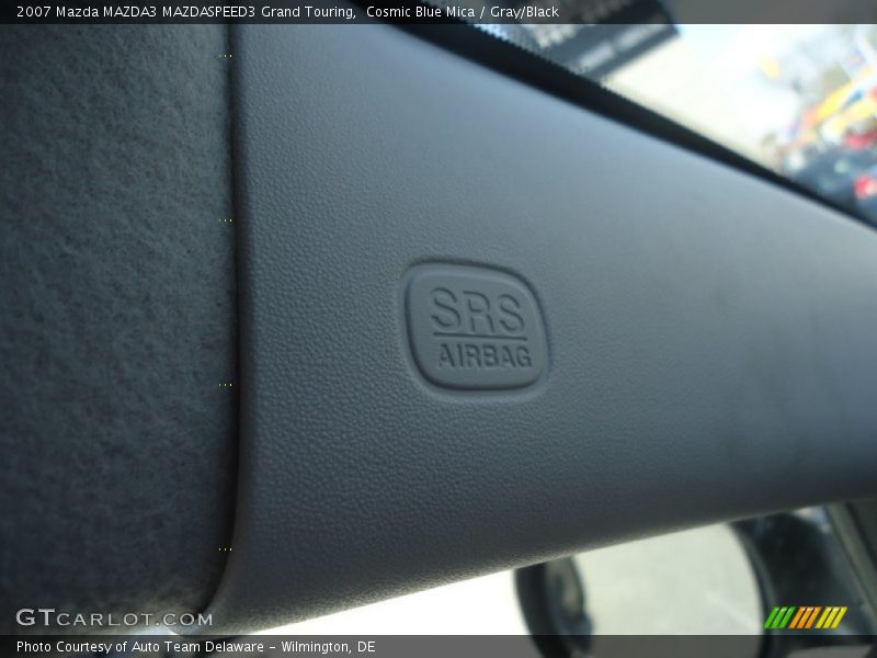 Cosmic Blue Mica / Gray/Black 2007 Mazda MAZDA3 MAZDASPEED3 Grand Touring