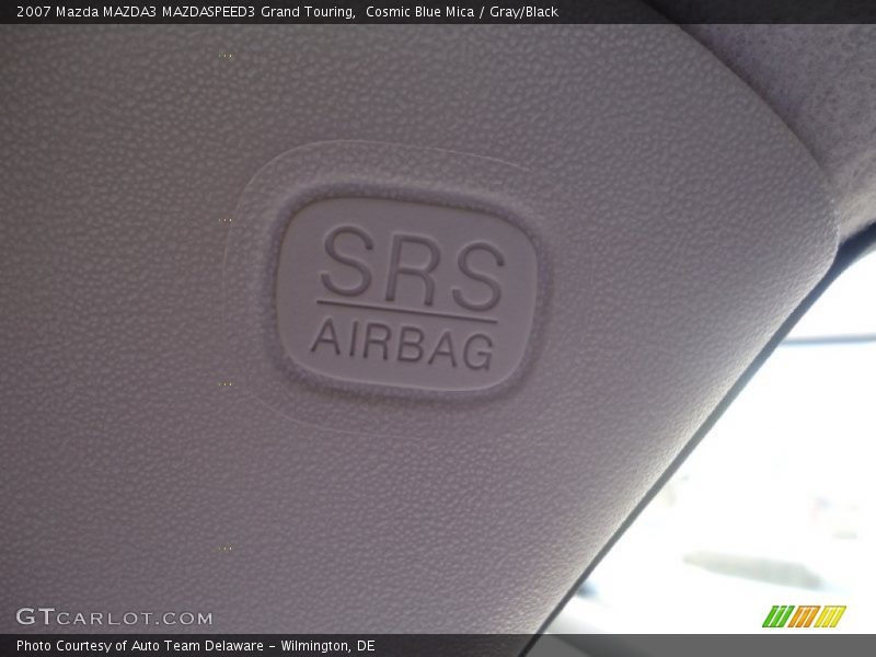 Cosmic Blue Mica / Gray/Black 2007 Mazda MAZDA3 MAZDASPEED3 Grand Touring