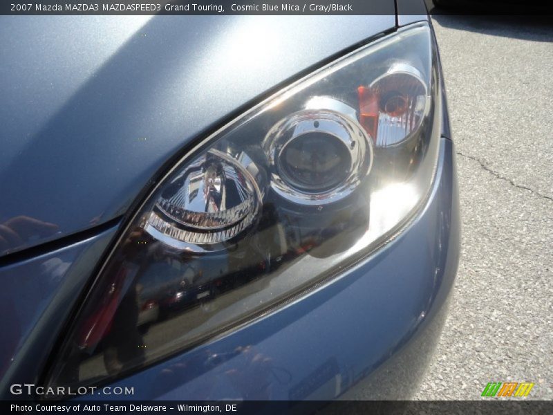 Cosmic Blue Mica / Gray/Black 2007 Mazda MAZDA3 MAZDASPEED3 Grand Touring