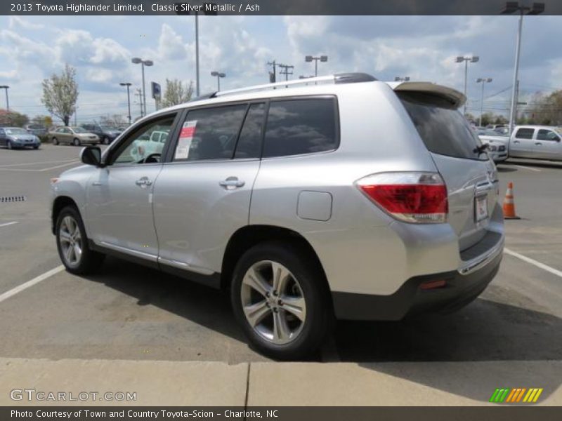 Classic Silver Metallic / Ash 2013 Toyota Highlander Limited