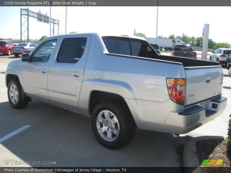 Billet Silver Metallic / Gray 2008 Honda Ridgeline RTL